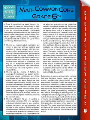 Math Common Core - ebook